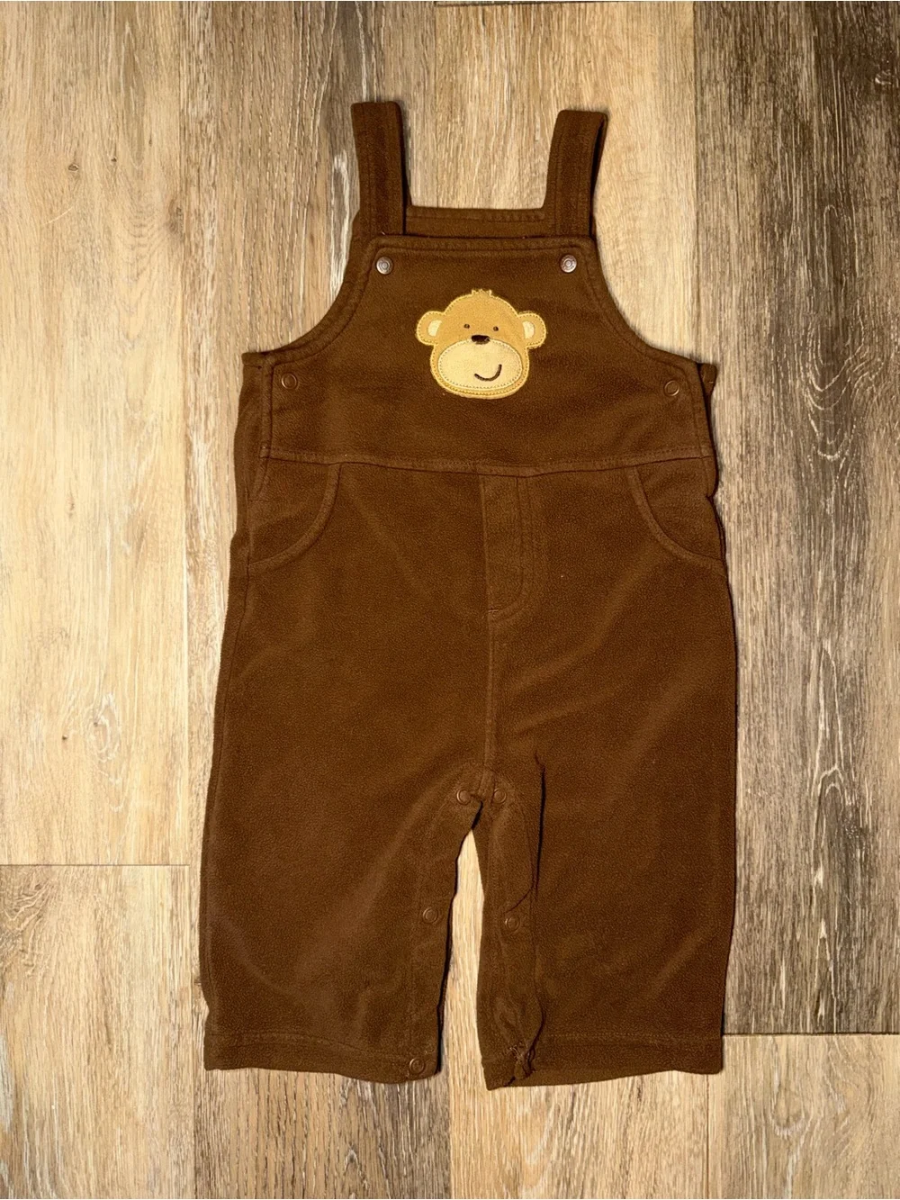 Baby Boy 9 Months Carter’s Fleece Overalls & Vest Bundle